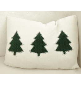 PD Home & Garden Triple Tree Crochet Pillow