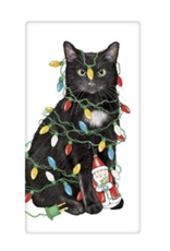 Mary Lake-Thompson MLT Holiday Dog & Cat Tea Towel