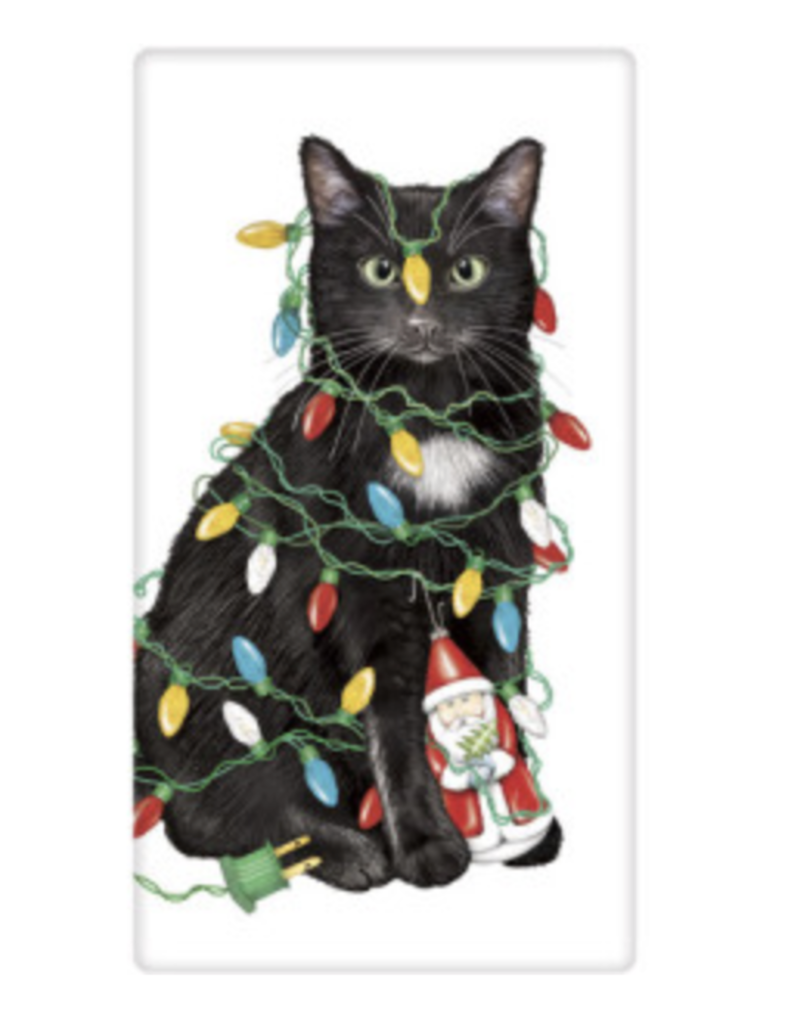 Mary Lake-Thompson MLT Holiday Dog & Cat Tea Towel