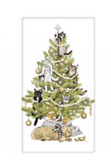 Mary Lake-Thompson MLT Holiday Dog & Cat Tea Towel