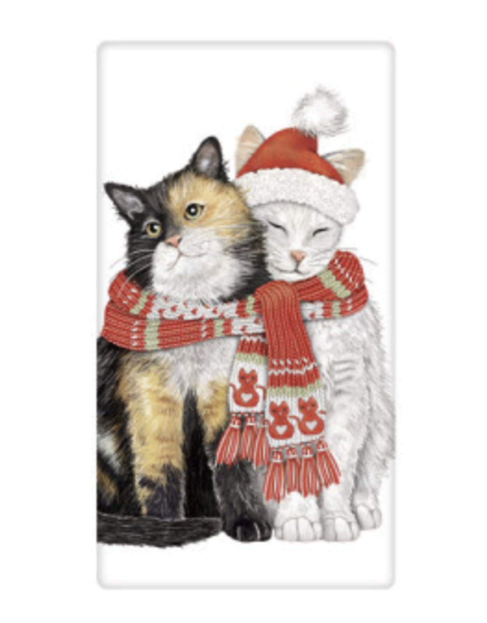 Mary Lake-Thompson MLT Holiday Dog & Cat Tea Towel
