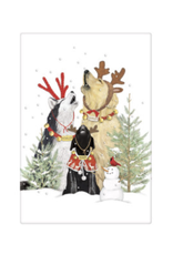 Mary Lake-Thompson MLT Holiday Dog & Cat Tea Towel