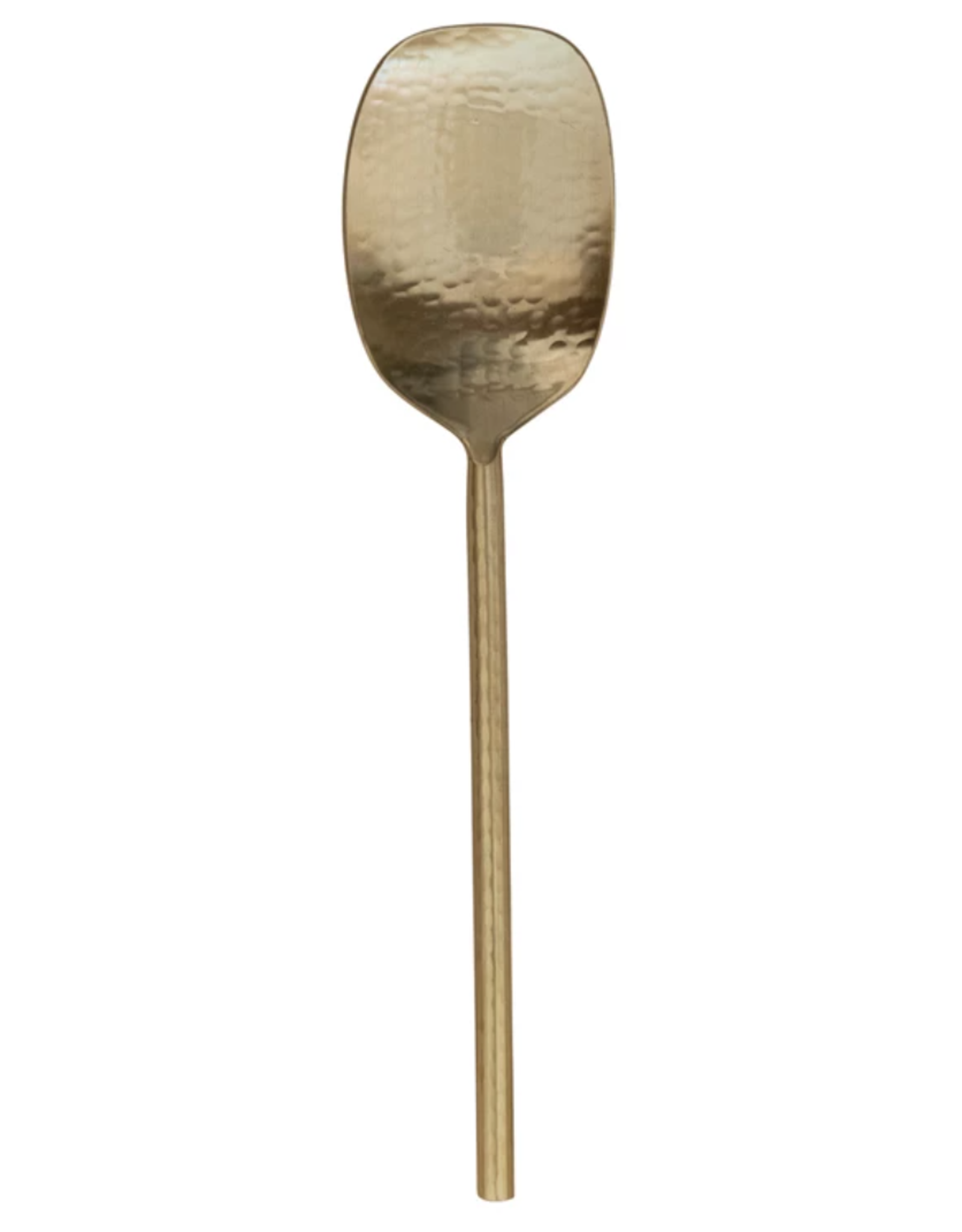 Bloomingville Gold Hammered Stainless Steel Serving Spoon