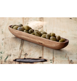 Porch View Home Wooden Olive Tray