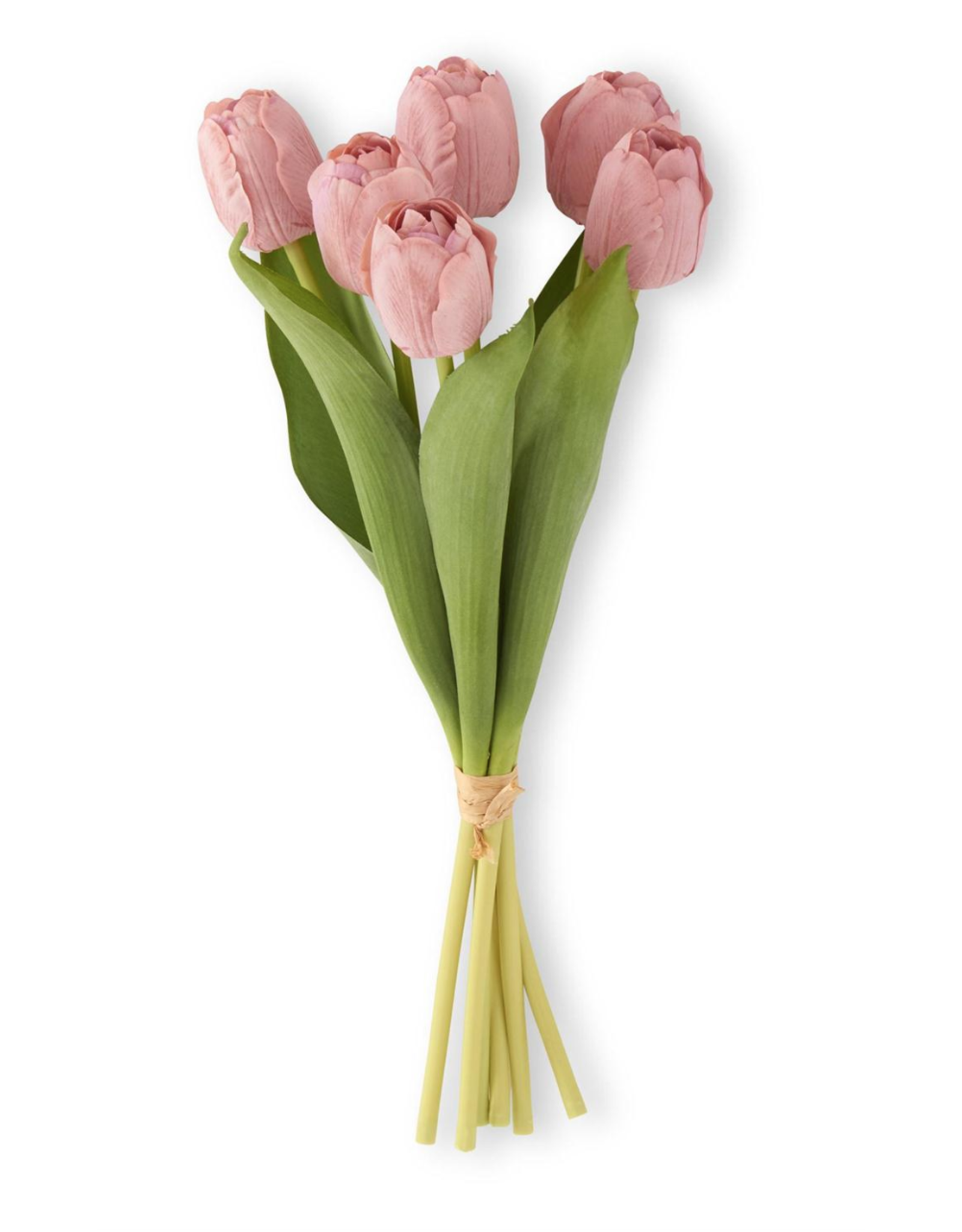 K & K 13" Coral Real Touch Tulip Bundle