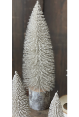 Lancaster & Vintage Snowy Foxtail Pine Tree, 15"