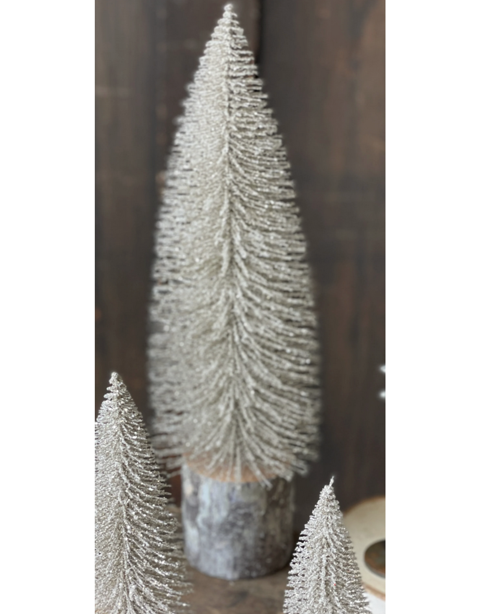 Lancaster & Vintage Snowy Foxtail Pine Tree, 15"