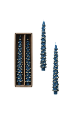 Creative Co-Op Unscented Tree Shaped Taper Candles, set of 2
