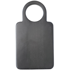 Bloomingville 11.75x6.25 Black Mango Wood Cutting Board with Handle
