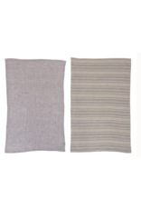 Creative Co-Op Lilac Woven Cotton Tea Towel