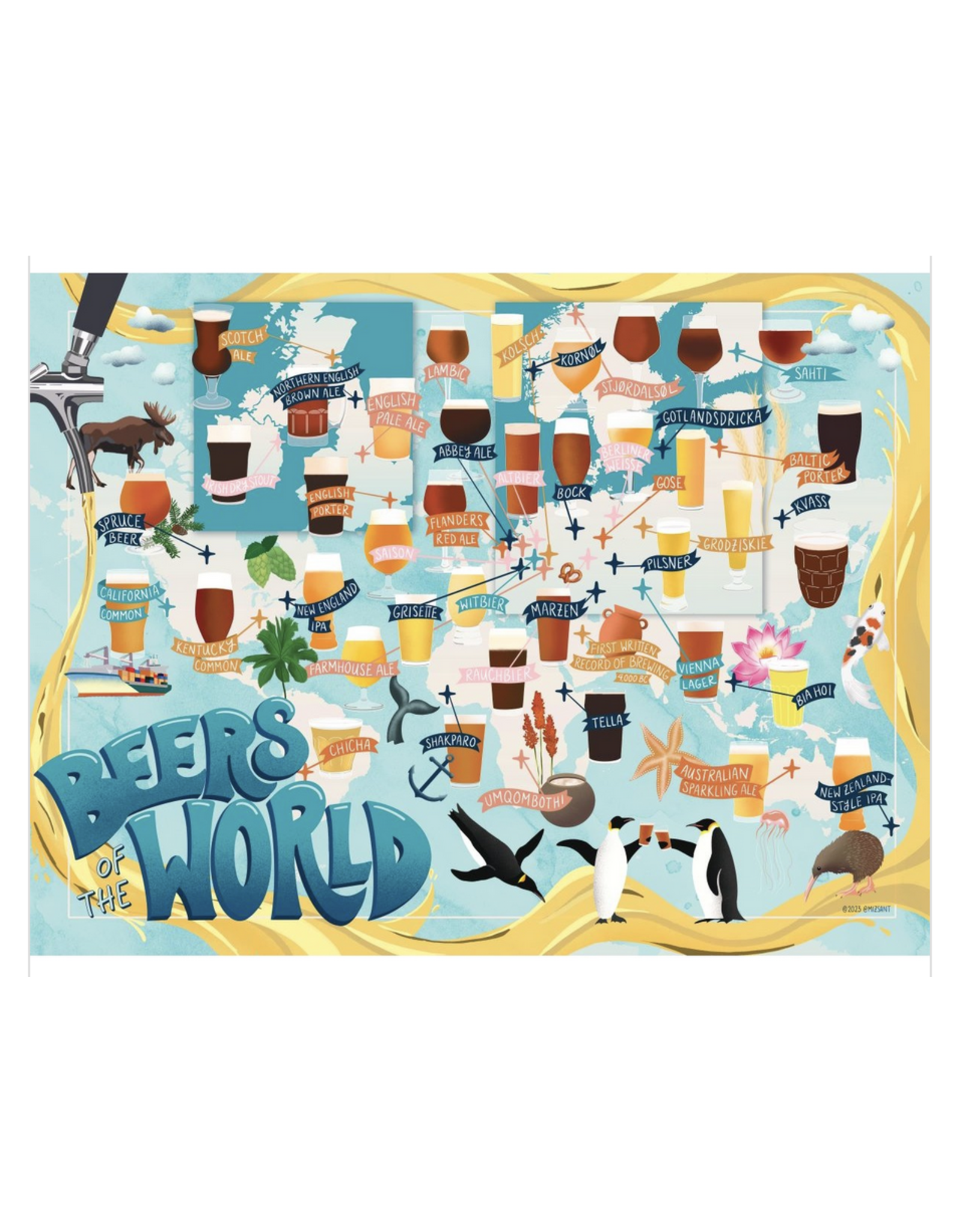 True South Cocktails of The World Puzzle