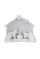 Creative Co-Op Stoneware Nativity (Set of 7)