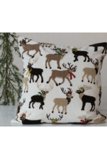 Creative Co-Op 20" Whimsy Reindeer Pillow