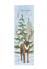 Glory Haus Joy to the World Reindeer Canvas