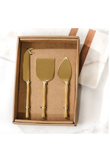 PD Home & Garden Gold Stick Cheese Knife Set of 3