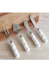PD Home & Garden Marble with Gold Inlay 4pc. Charcuterie Set
