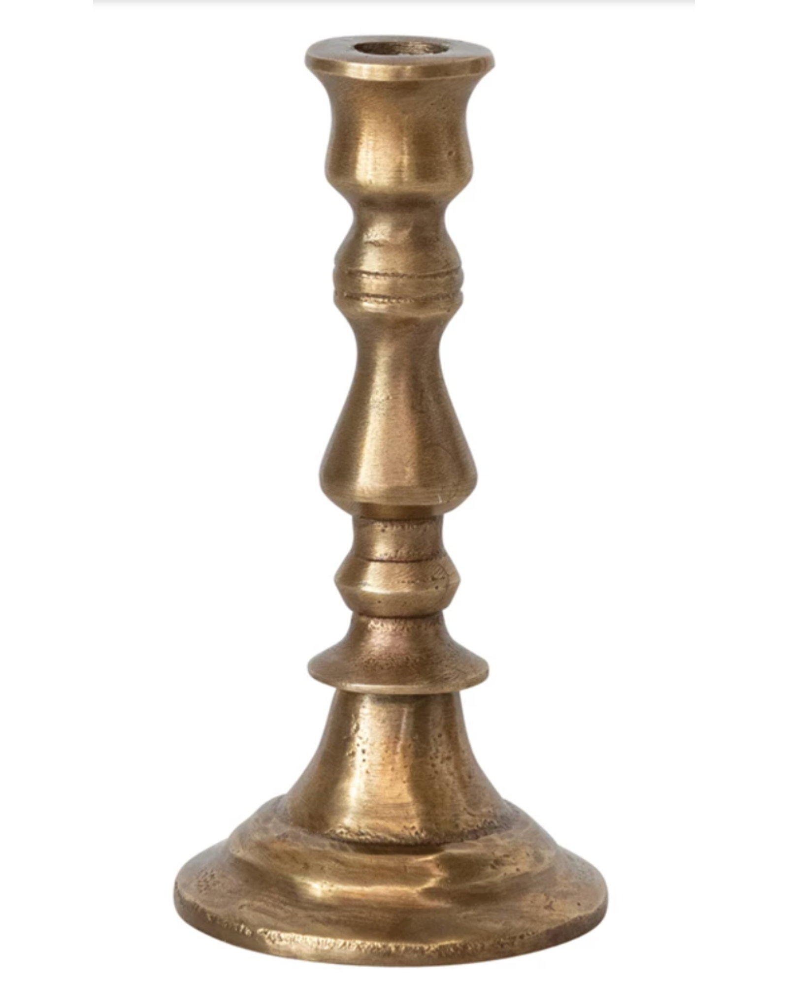 Creative Co-Op 4.5" Aluminum Taper Holder