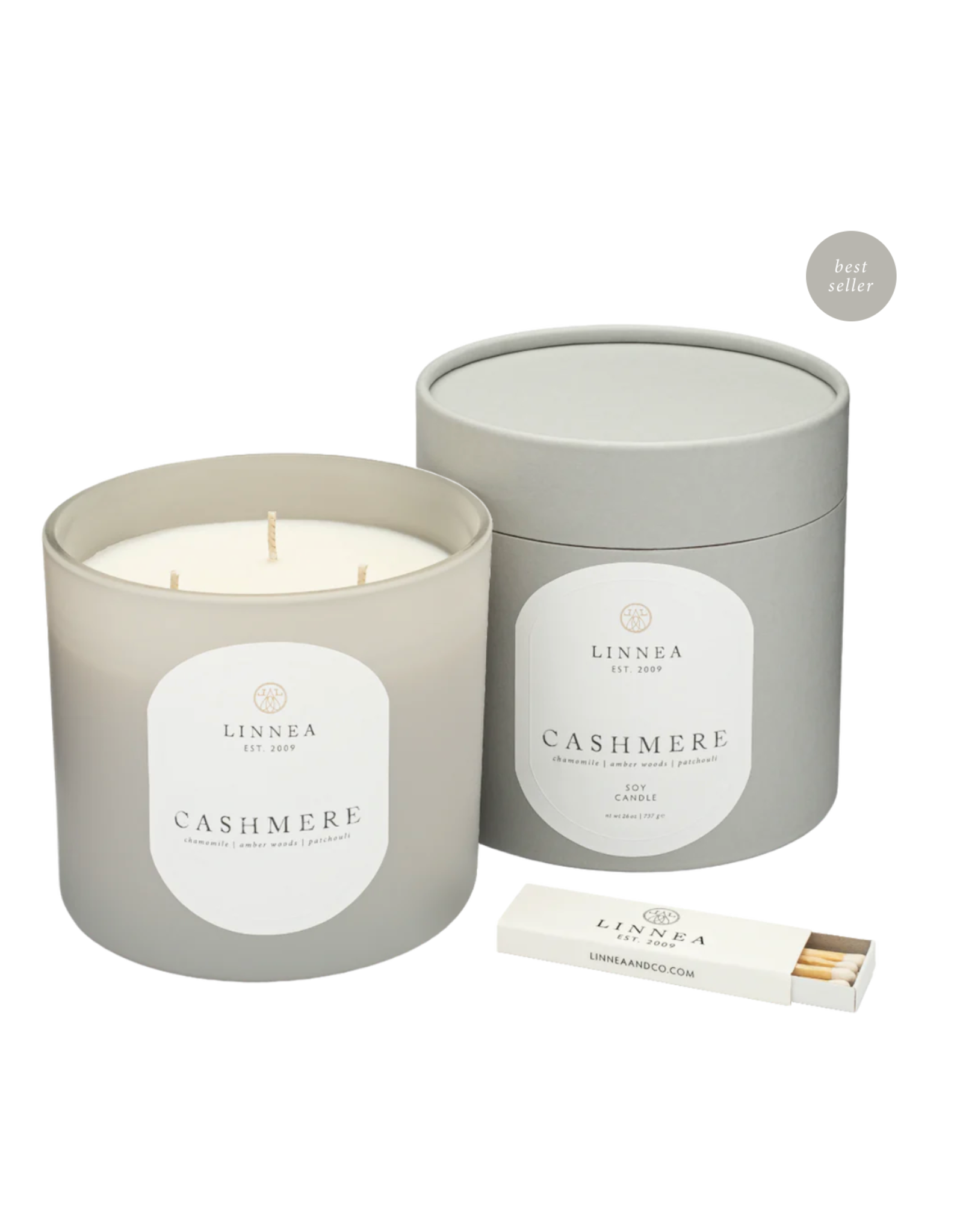 Linnea Linnea Classic 3 Wick Candle