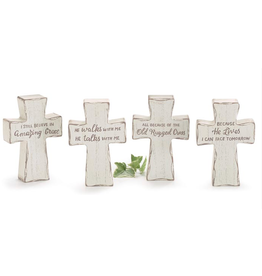 Burton & Burton Small Distressed Cross