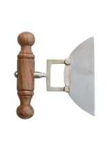 Creative Co-Op Stainless Steel Cheese Knife with Brass Detail