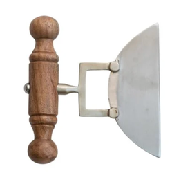 Creative Co-Op Stainless Steel Cheese Knife with Brass Detail