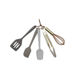 Creative Co-Op Silicone & Metal Mini Kitchen Tools, set of 5