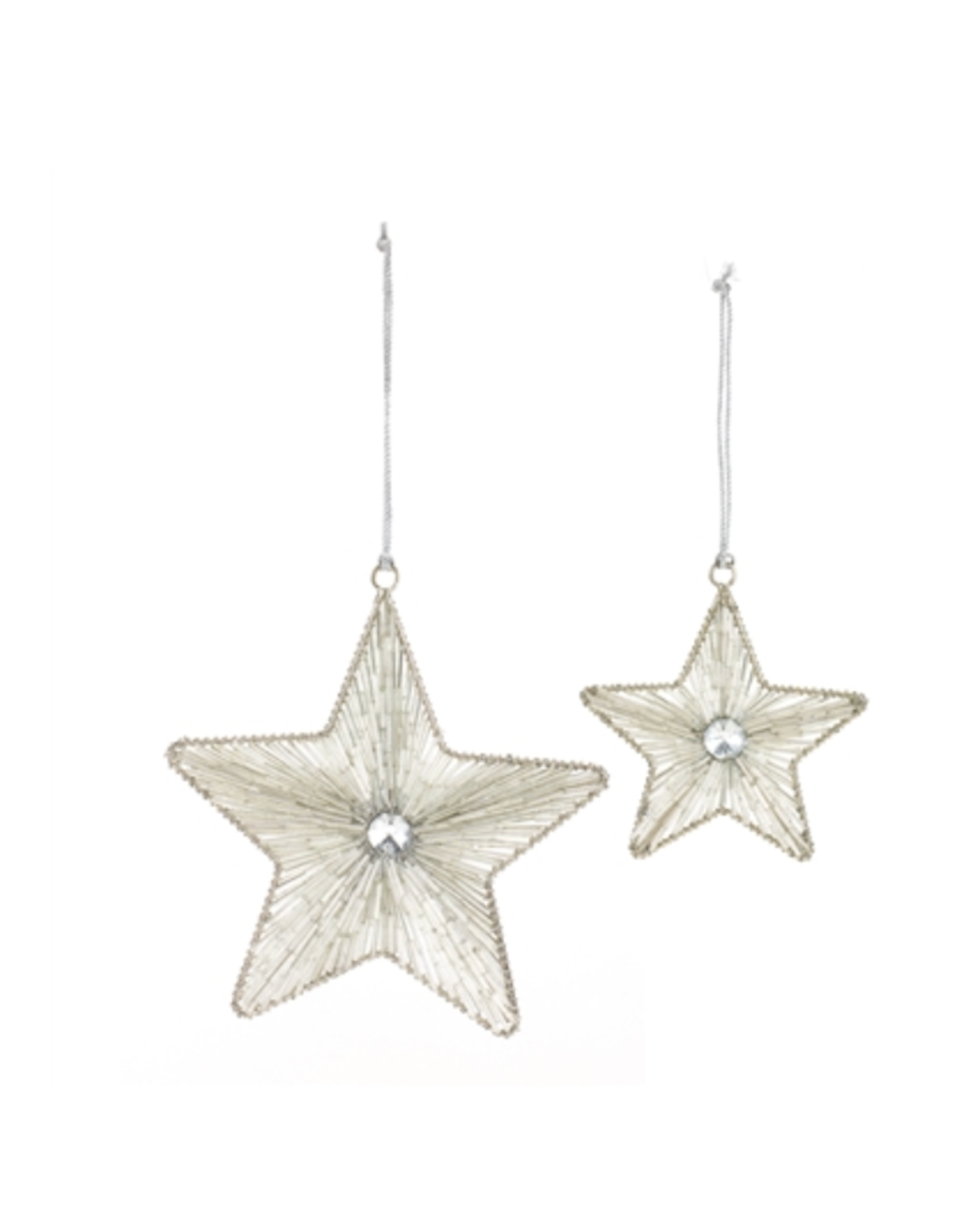 Melrose Glass Star Ornament, Small