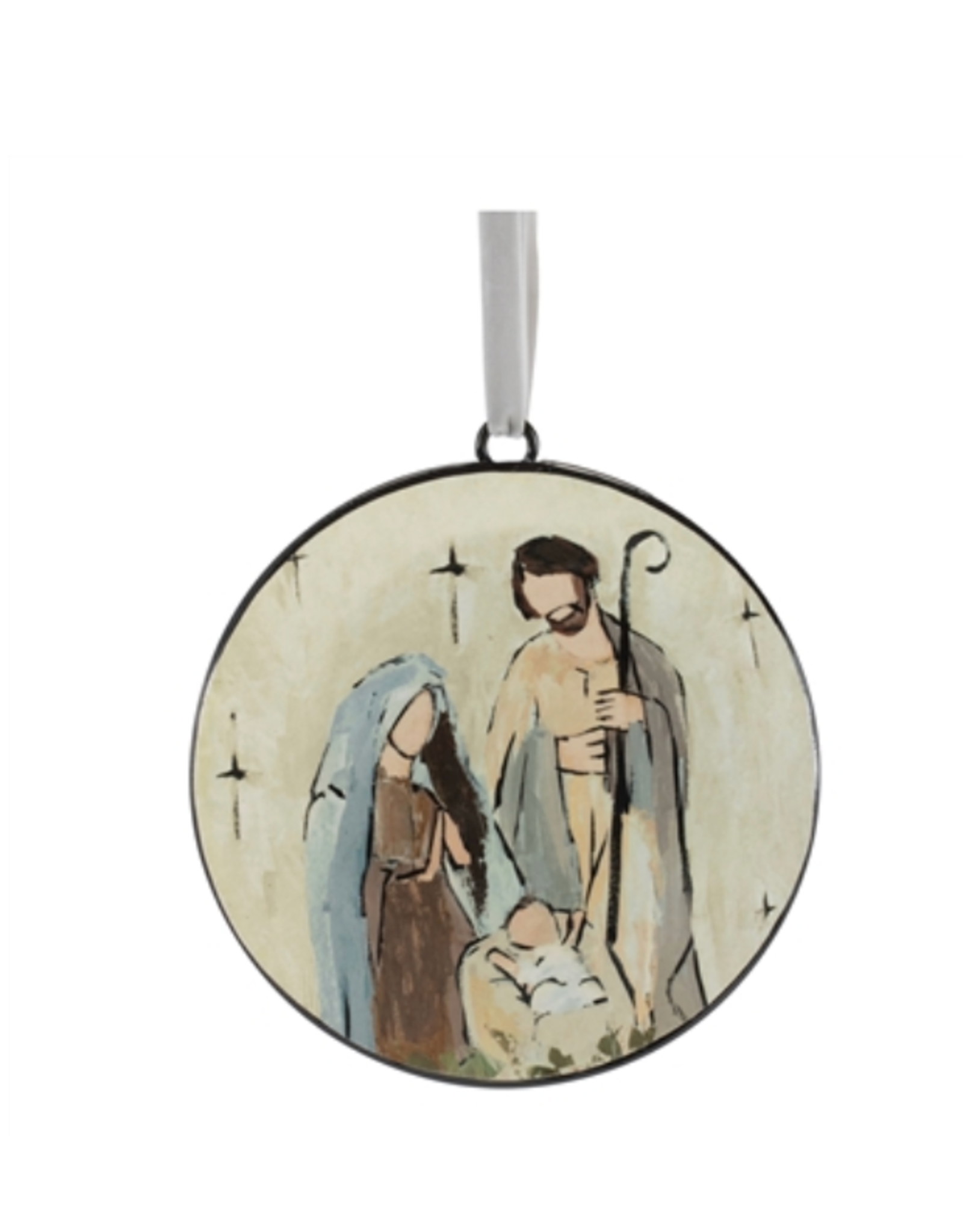 Melrose Holy Family Disc Ornament