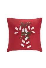 Melrose Candy Cane Design Pillow