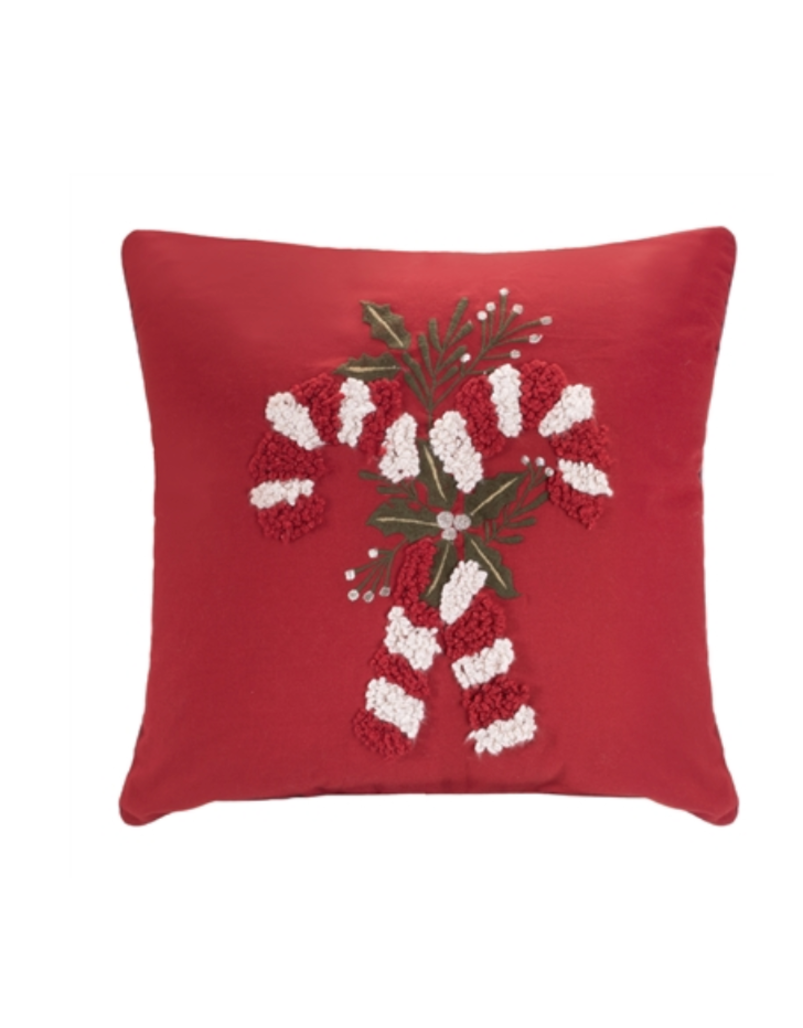 Melrose Candy Cane Design Pillow