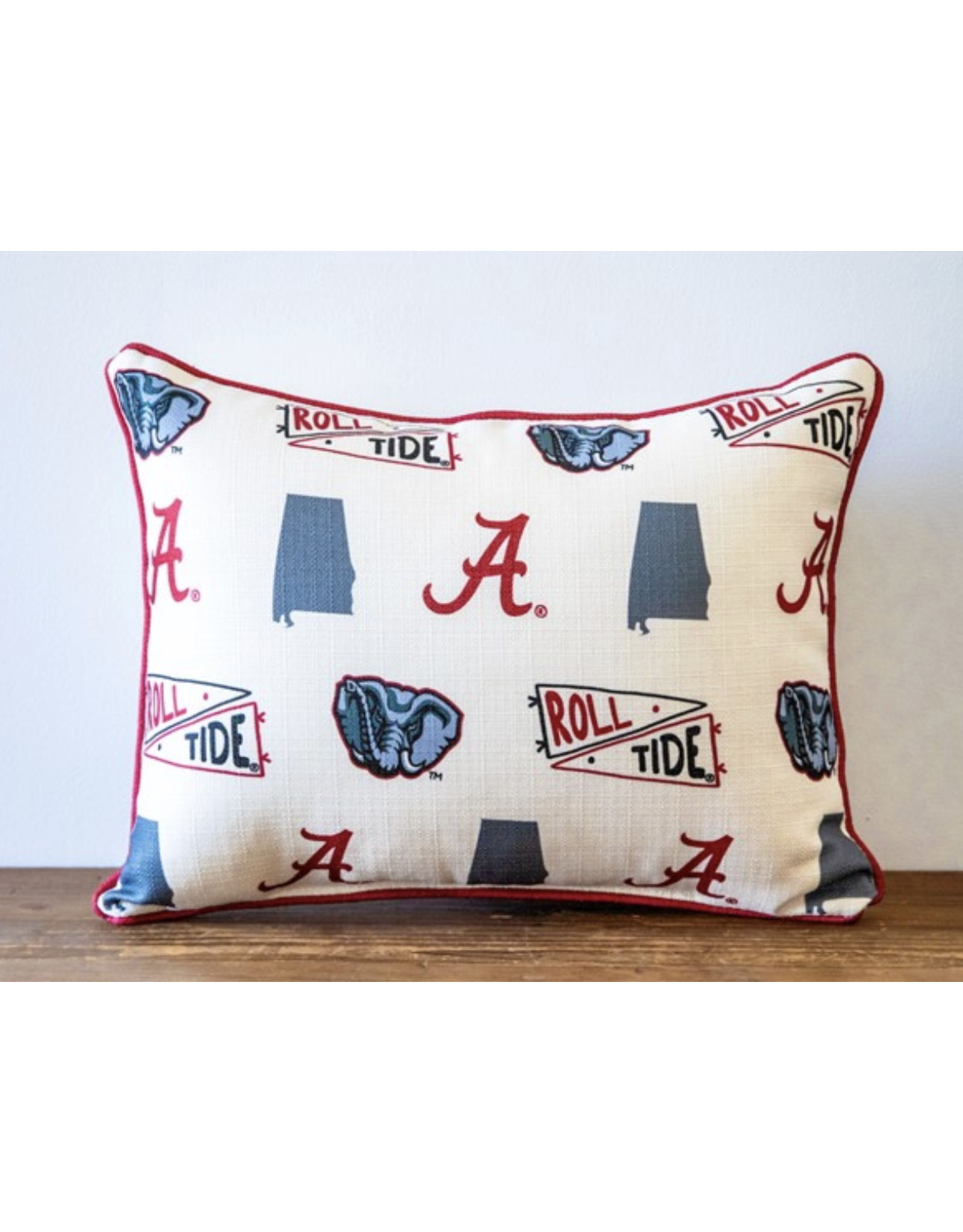 Little Birdie Alabama Collegiate Cluster Pillow
