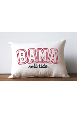 Little Birdie Alabama Varsity Collegiate Pillow