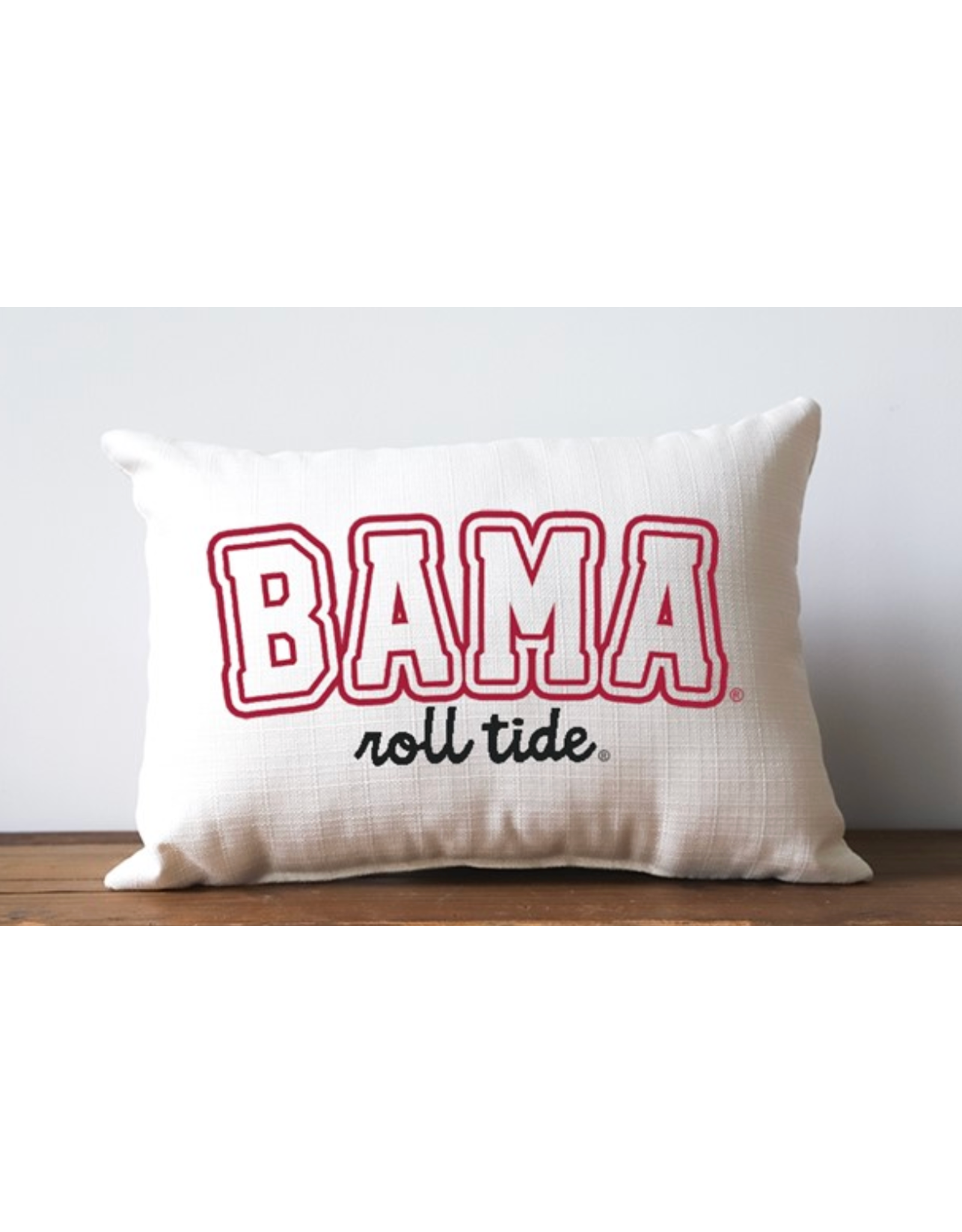 Little Birdie Alabama Varsity Collegiate Pillow
