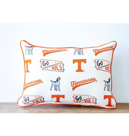 Little Birdie Tennessee Pennant Pattern Pillow