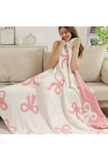 Queens Design Patterned Chenille Blanket