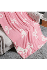 Queens Design Patterned Chenille Blanket