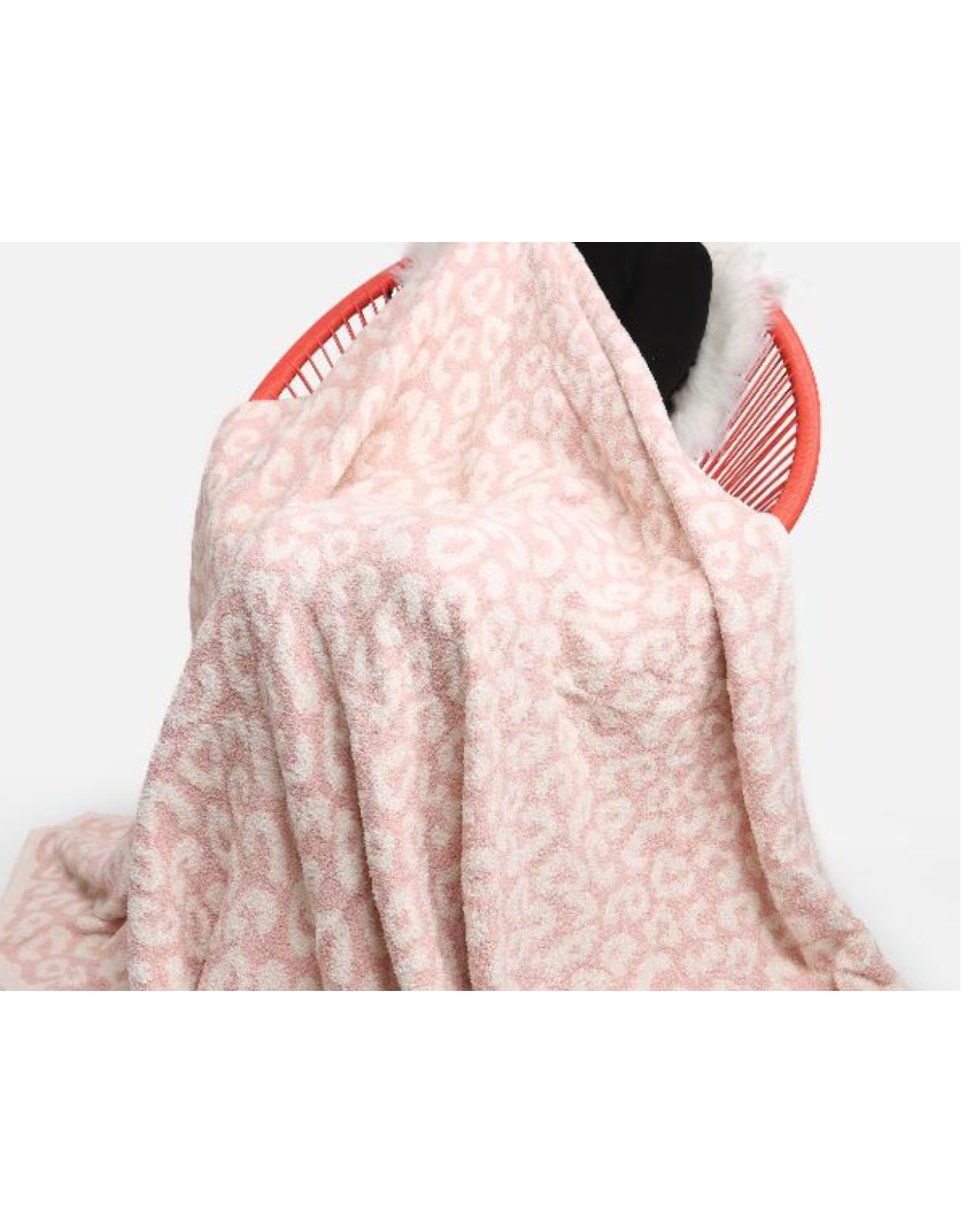 Queens Design Patterned Chenille Blanket