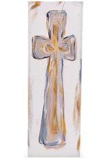 Glory Haus Neutral Cross Canvas