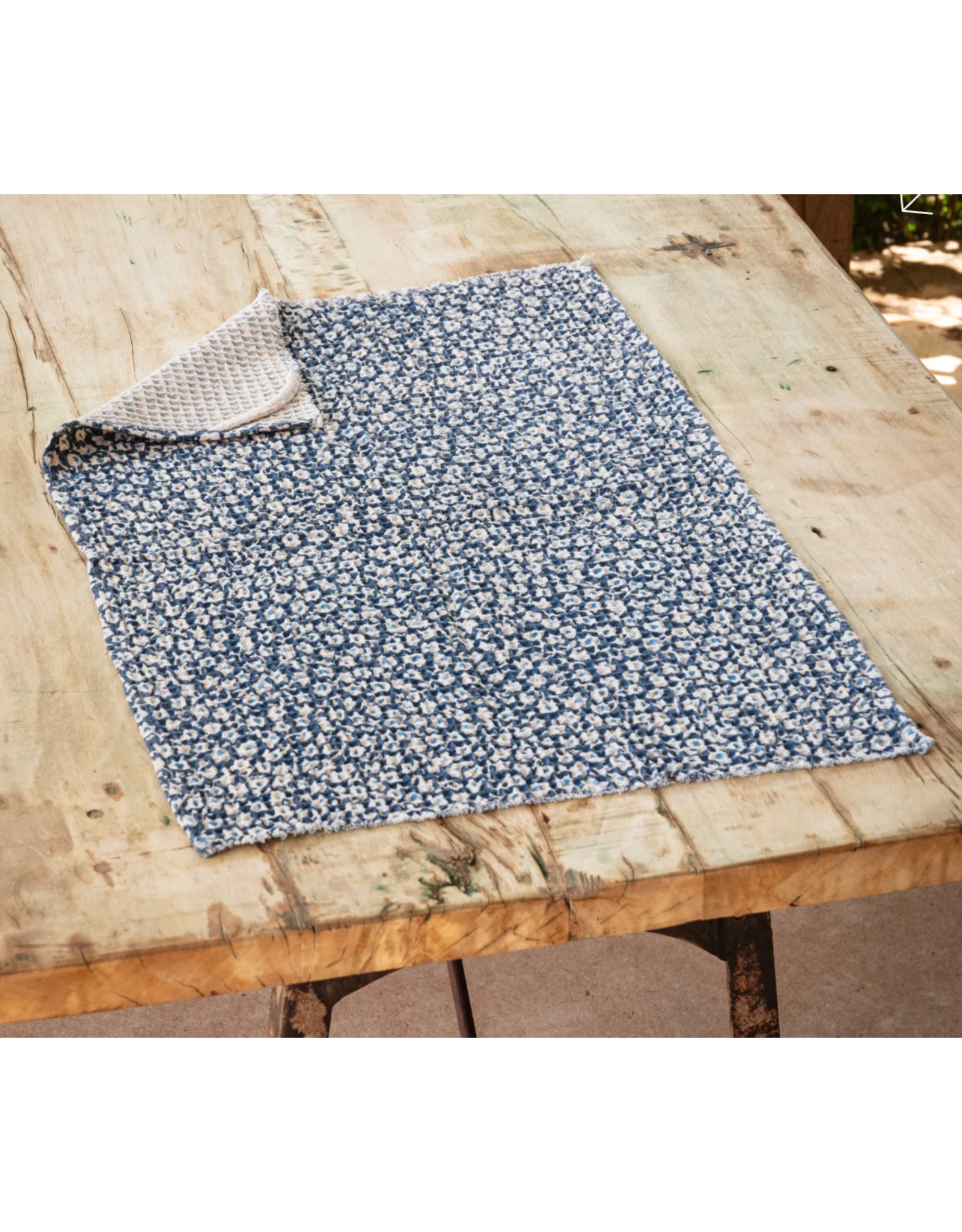 Porch View Home Floral Dish Towel