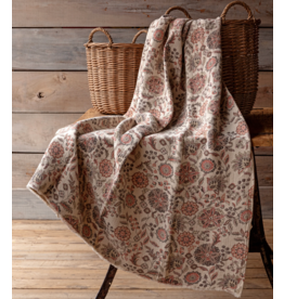 Porch View Home Botanical Cotton Throw