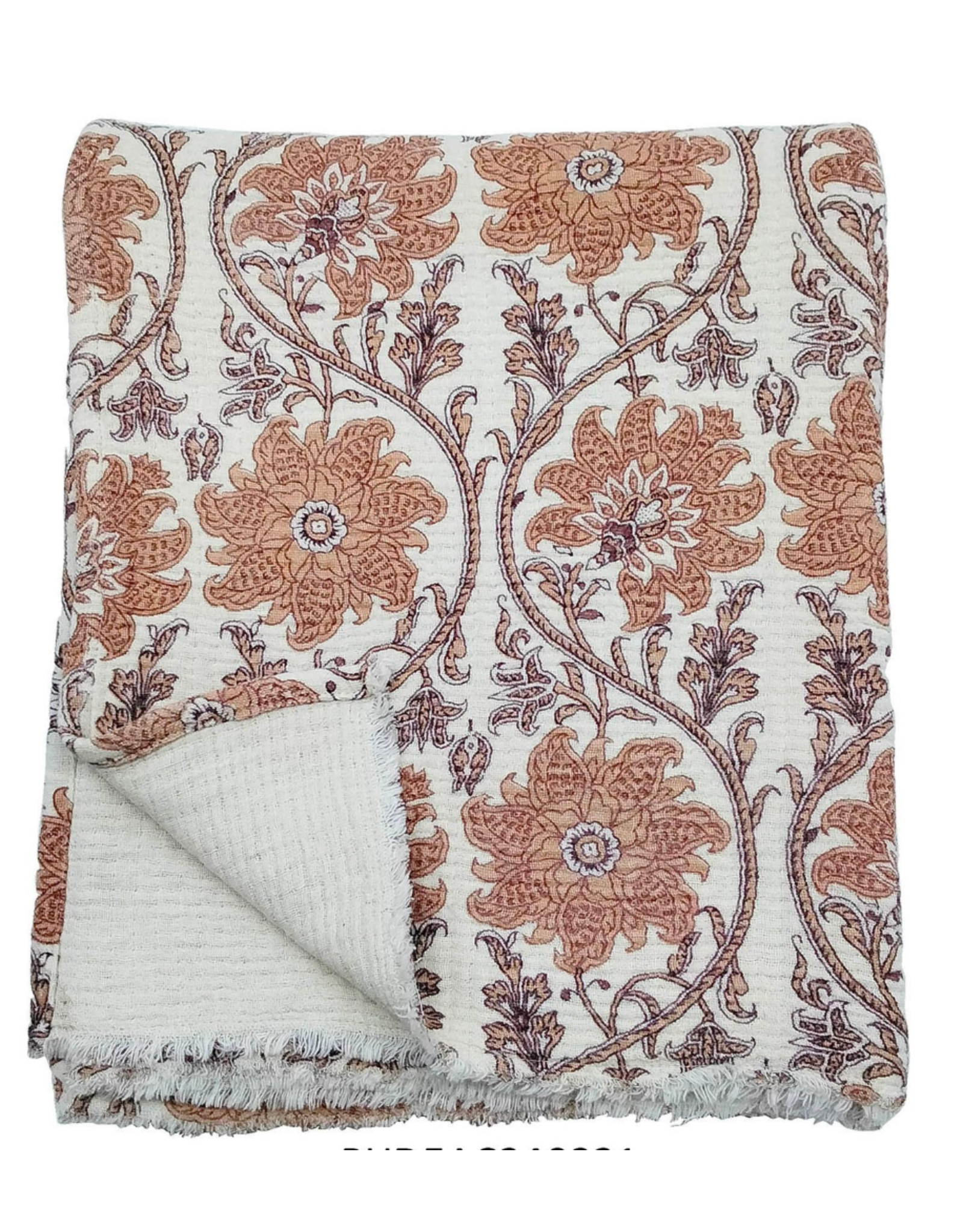 Porch View Home Botanical Cotton Throw