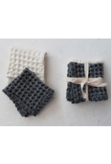 Creative Co-Op Nuetrals Cotton Waffle Dish Clothes