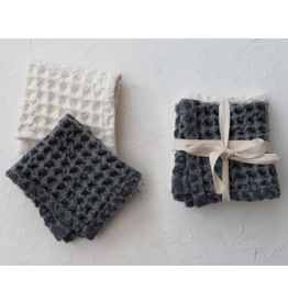 Creative Co-Op Nuetrals Cotton Waffle Dish Clothes