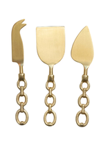 Bloomingville Gold Chain Link Charcuterie Tools