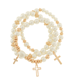 Golden Stella Grace Gold & Pearl Bracelet