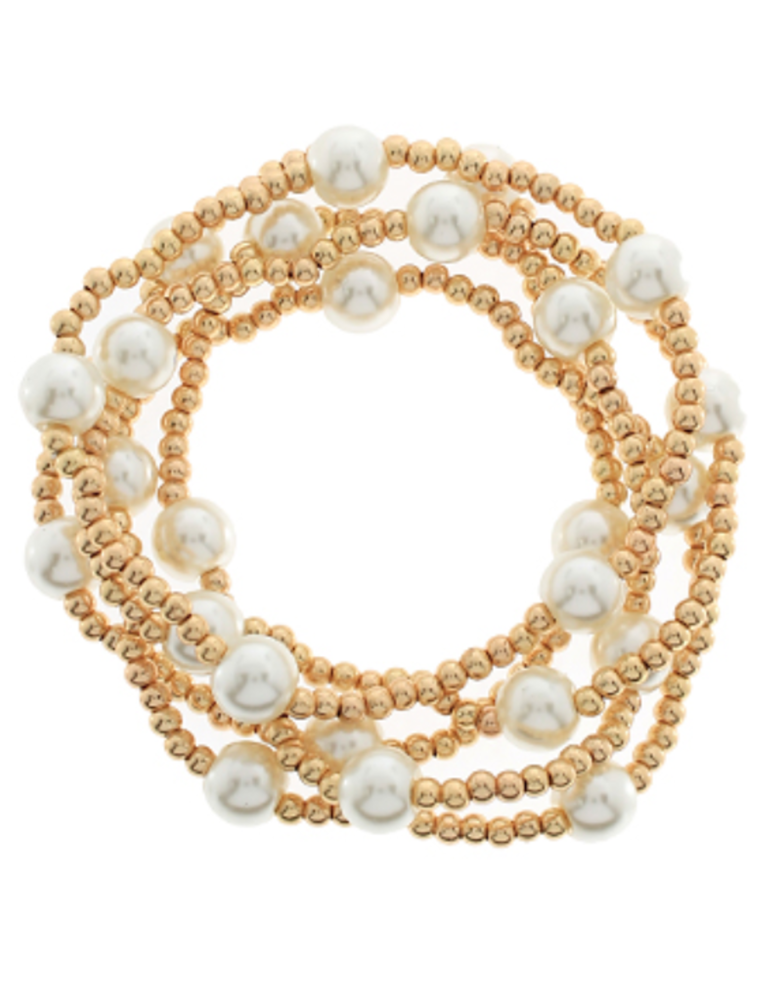 Golden Stella Pearl Radiance Bracelet Set