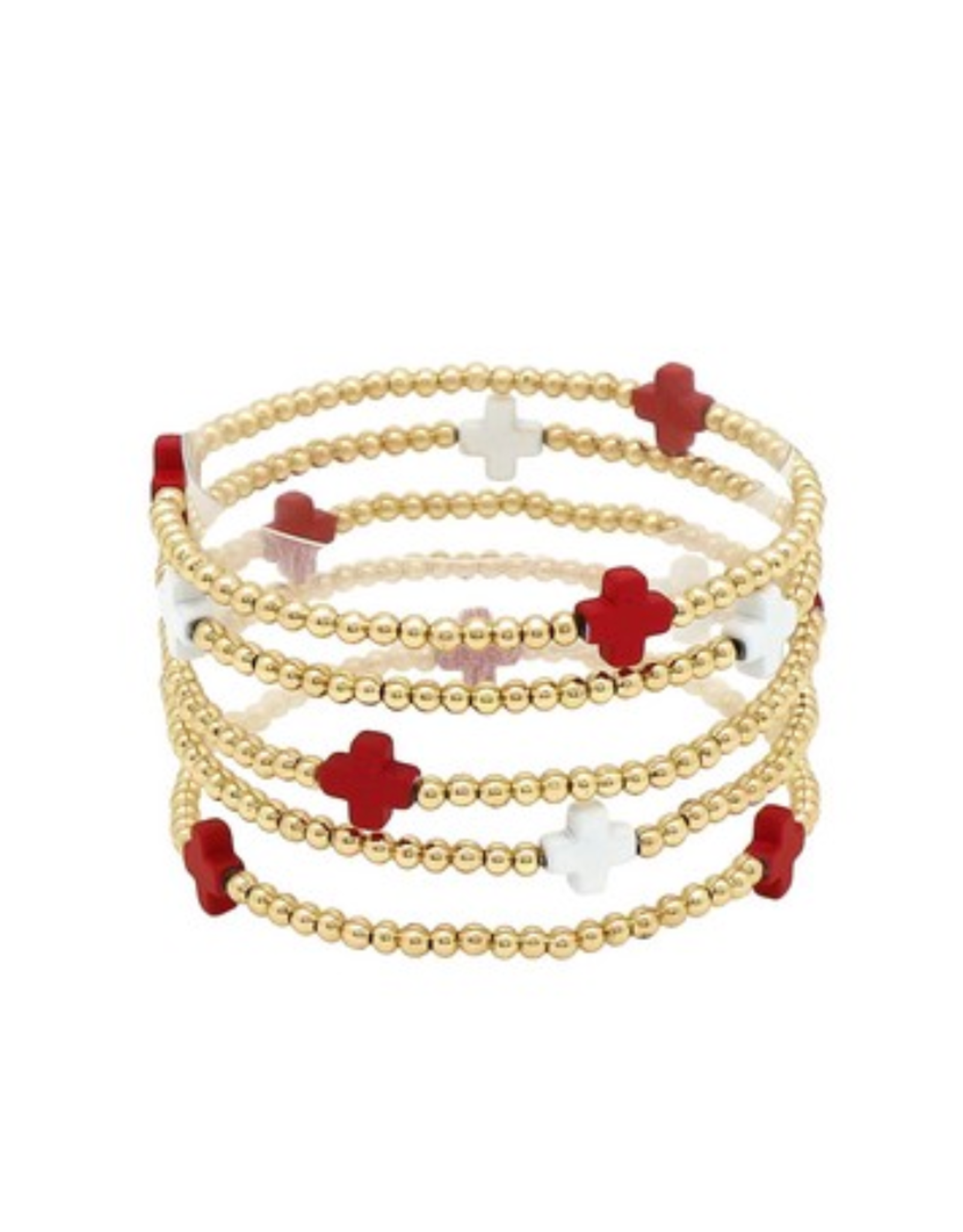 Meghan Browne Grant Multi Layered Stretch Bracelet