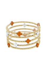 Meghan Browne Grant Multi Layered Stretch Bracelet