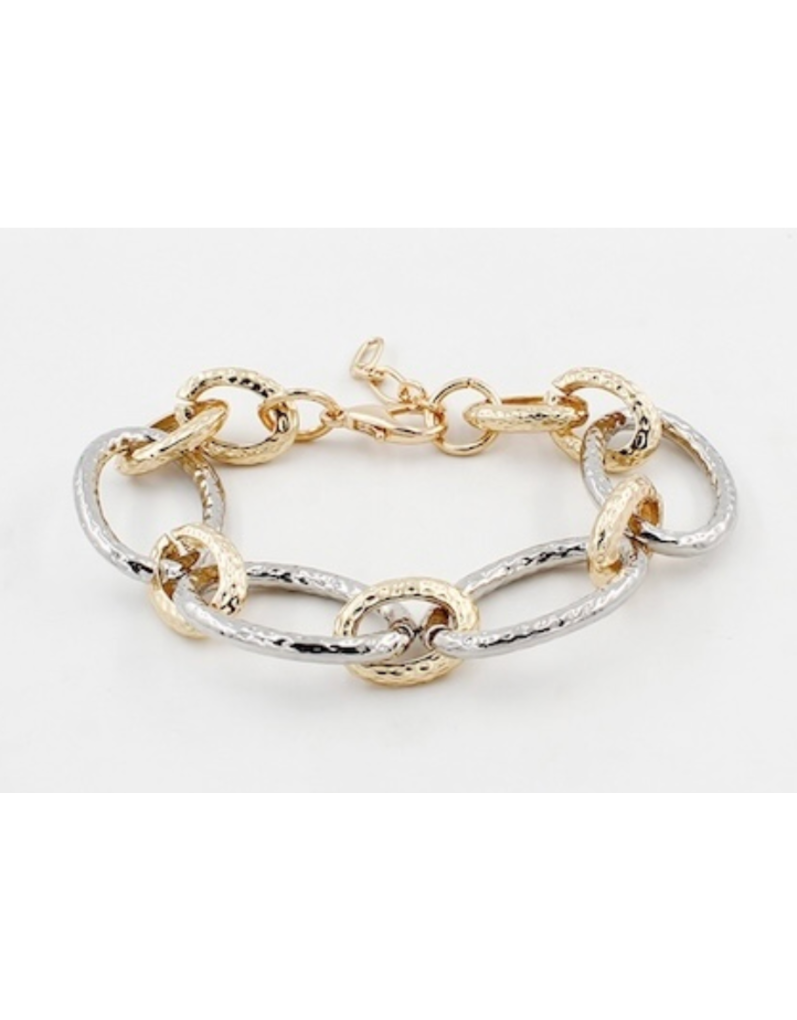 Meghan Browne Lase Gold & Silver Link Bracelet