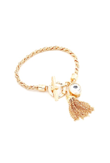 Meghan Browne Gabi Gold Toggle Bracelet
